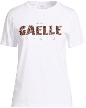Gaelle Paris T-Shirt Cotton - White
