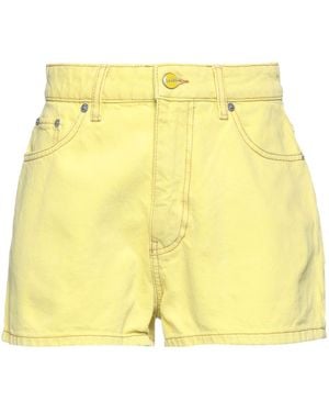 Ganni Overdyed Hotpant - Yellow