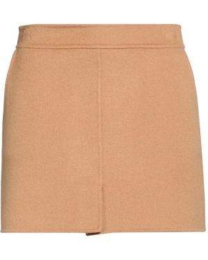 Semicouture Mini Skirts - Natural