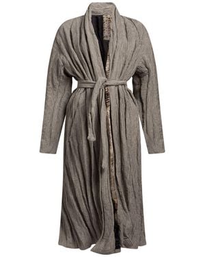 Masnada Coat Viscose, Polyamide - Gray