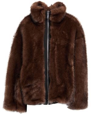 MAX&Co. Borreguito Y Pelo Ecológico - Marrón