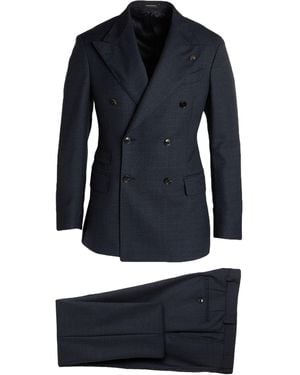 Gabriele Pasini Midnight Suit Virgin Wool - Blue
