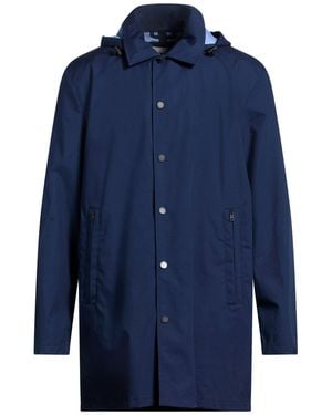 Woolrich Overcoat & Trench Coat Cotton - Blue
