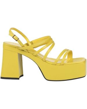 Giampaolo Viozzi Sandals Leather - Yellow