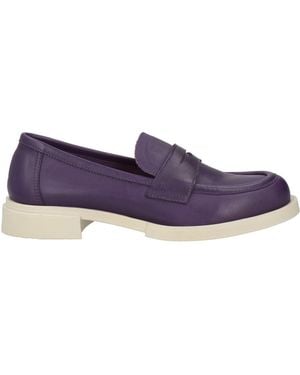 Bervicato Loafers Leather - Purple