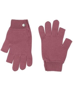 Rick Owens Gloves Virgin Wool - Purple