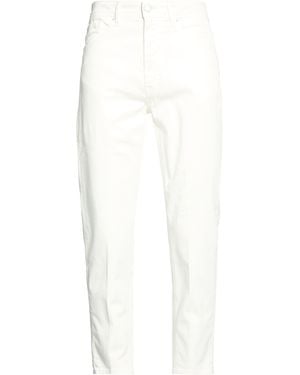 GAUDI Pants Cotton, Elastane - White