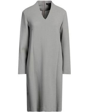 Antonelli Flared Virgin Wool Mini Dress - Gray