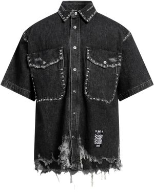 Just Cavalli Denim Shirt - Black