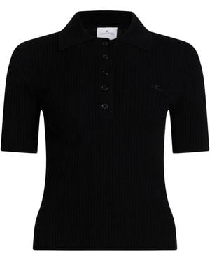 Courreges Sweater Viscose, Polyacrylic - Black