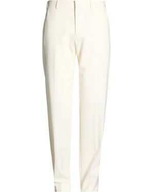 Lardini Trousers Polyester, Wool, Elastane - White
