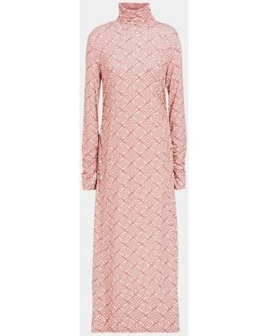 Beatrice B. Maxi Dress Viscose, Elastane - Pink