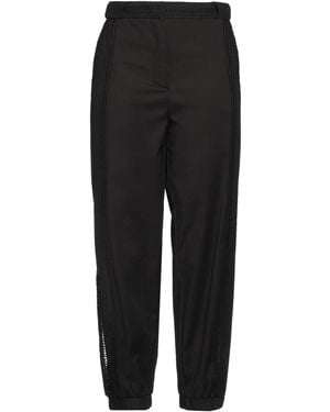 SIMONA CORSELLINI Trousers Cotton, Polyamide, Elastane - Black