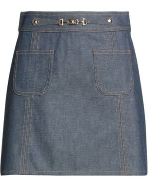 Celine Denim Skirt - Blue