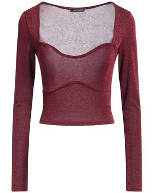 Cristinaeffe Garnet Sweater Viscose, Polyester, Elastane - Red
