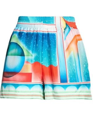 CASABLANCA Shorts & Bermuda Shorts Silk - Blue