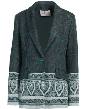 Circus Hotel Blazer Viscose, Polyester, Cotton - Green