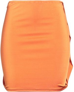 Marni Mini Skirt Viscose, Elastane - Orange