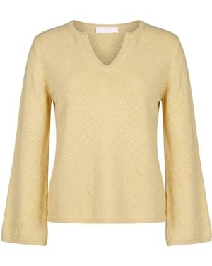 Fedeli Sweater Cashmere, Linen - Metallic