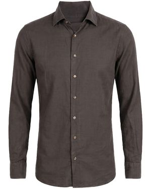 Barba Napoli Dark Shirt Cotton - Grey