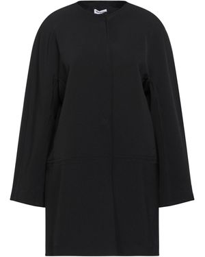 RUE DU BAC Overcoat & Trench Coat Polyester, Elastane - Black