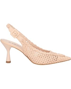 KARIDA Blush Court Shoes Leather, Textile Fibres - Pink