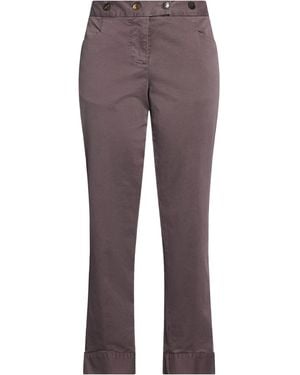 ALESSIA SANTI Pants Cotton, Elastane - Purple