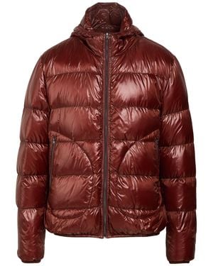 Herno Plumífero Y Acolchado - Rojo