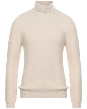 Boglioli Rollkragenpullover - Weiß