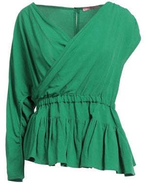 Rose' A Pois Top - Vert