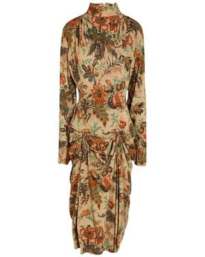Vivienne Westwood Midi Dress Viscose - Metallic