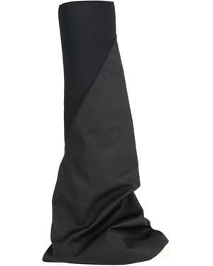 Rick Owens Boot Textile Fibres - Black