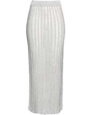 Kontatto Maxi Skirt Viscose, Polyester - White