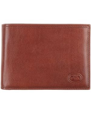 The Bridge Wallet Leather - Red