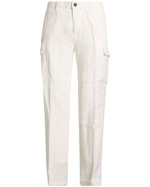 Eleventy Pants Linen - White