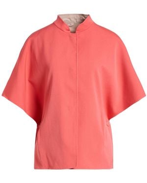 Cinzia Rocca Cape Virgin Wool, Elastane, Polyester - Red