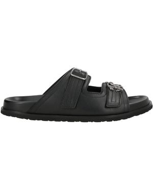 Roberto Cavalli Sandals Calfskin - Black