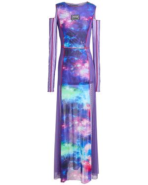Versace Jeans Couture Vestito Lungo - Blu