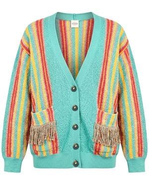 Tod's Cardigan Cotton, Linen - Blue
