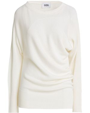 Alpha Studio Pullover - Blanco
