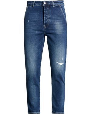 Daniele Alessandrini Jeans Cotton, Elastane - Blue