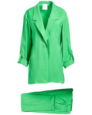 Gai Mattiolo Suit Viscose, Polyester - Green