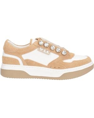 Emanuélle Vee Trainers Leather - Natural