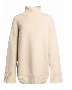 Dondup Turtleneck Wool, Cashmere - Natural