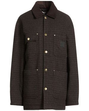 Carhartt Dark Coat Polyester, Wool - Black