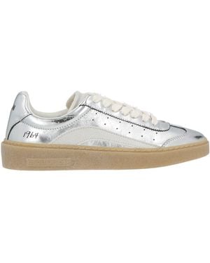 DSquared² Sneakers Leather, Textile Fibers - White