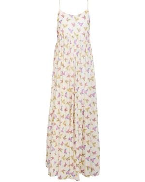 Dixie Ivory Maxi Dress Cotton - White