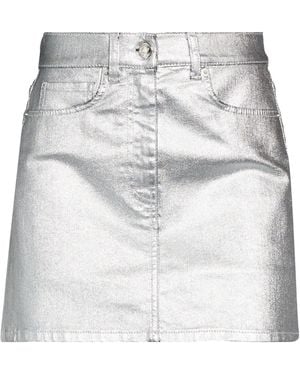 Circus Hotel Denim Skirt Cotton, Elastane, Polyurethane, Polyester - Gray
