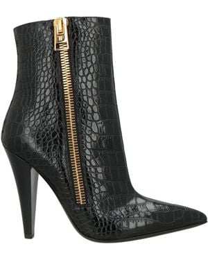 Tom Ford Ankle Boots Leather - Black