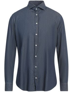 BASTONCINO Denim Shirt Cotton - Blue
